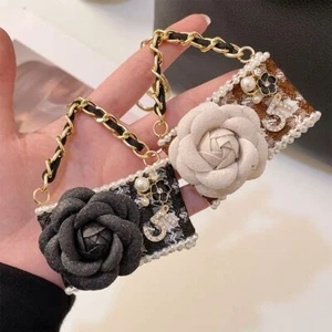 Keychains Flower Camellia Handbag Pendants Gifts Souvenirs Fashion Accessories - Picture 1 of 30