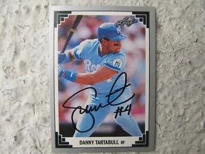 Royals Danny Tartabull Signed Autographed 1991 Leaf Nr.Mint - Picture 1 of 1