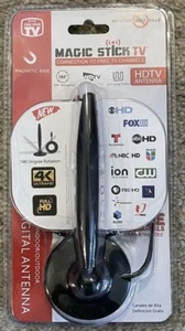 Antena de refuerzo de señal Magic Stick TV MS-180BK para HDTV digital con base magnética - Imagen 1 de 3