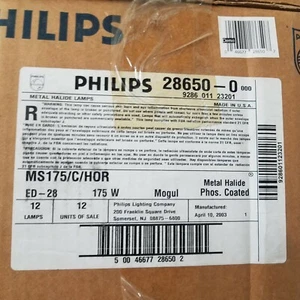 Philips Lighting 28650 Metal Halide 175W Coated/Frosted Horizontal MS175/C/HOR - Picture 1 of 2