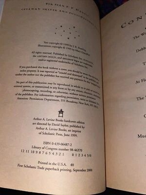 Harry Potter and the Chamber Of Secrets Book 2 1st Ed 1st Print Paperback First - Image 1 of 4