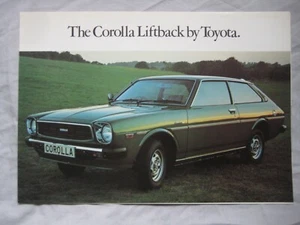 1977 Toyota Corolla Liftback Fold Out Brochure publication number CLB/7/77 - Picture 1 of 2