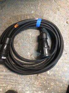 10m 32A IP44 Extension Cable - 6.0mm black H07RN-F Cable - EVENT Stage Lighting - Picture 1 of 4