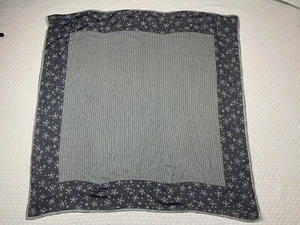 Bufanda de seda Giorgio Armani floral y rayas transparente | Gris negro | 34" cuadrada - Imagen 1 de 6