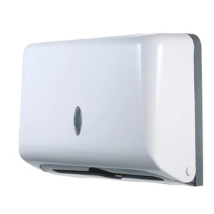 Paper Hand Towel Dispenser Wall Mounted Rack Holder Bathroom Toilet Tissue Box - Picture 1 of 12