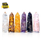 Healing Crystal Wand Set of 6 Orgonite ? Includes 3? Amethyst Crystal, Tigers Ey