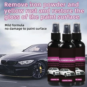 3pcs Rust Remover Spray 100ml Iron Powder Remover Car Detailing Supplies - Picture 1 of 12