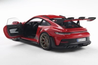 PORSCHE 911 GT3 RS RED 2024  - SOLIDO 1:18 SCALE DIECAST MODEL - Image 1 of 4
