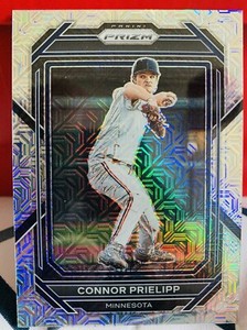 Connor Prielipp Mojo Refractor #21/25 2023 Panini Prizm Minnesota Twins