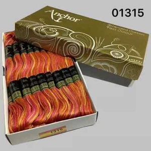 Anchor Multicolor SKEINS #1315 Cross Stitch Stranded Cotton Embroidery Thread - Picture 1 of 5