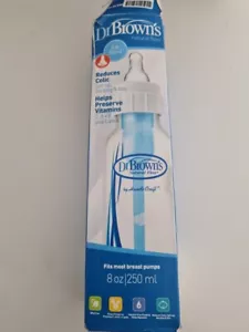 Dr.Brown's Natural Flow Baby Bottle, 8OZ/250ML Anti Colic - BOXED NEW UK - Picture 1 of 2