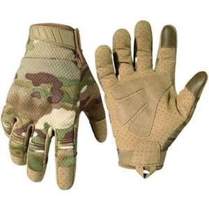 Military Tactical Hunting Gear Working Cycling Shell Mittens Full Finger Gloves - Picture 1 of 8