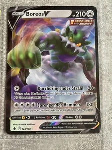 Pokémon Karte Boreos V 124/198 Schaurige Herrschaft deutsch Mint/nm - Bild 1 von 1