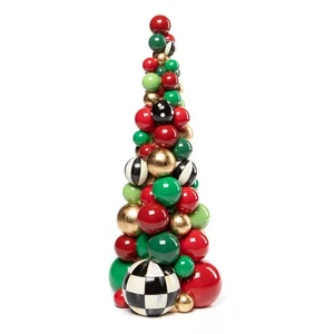 NIB MacKenzie-Childs JOLLY HOLIDAY BAUBLE TREE Brand New in Box! So Colorful! - Picture 1 of 2