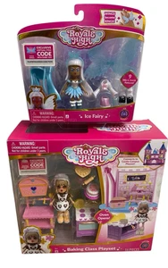 Royale High Eisfee Puppe & Backkurs Spielset 2er-Pack Roblox Code Spielzeug NEU - Bild 1 von 4