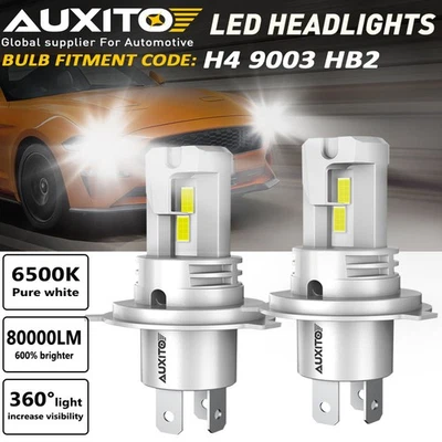 H4 LED Headlight Bulbs High Low Beam 6500K White Canbus Error Free 2/4/6/8/10PCS - Image 1 of 4