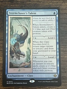 Stormchaser's Talent - FOIL - Bloomburrow (BLB) - EN R 0075 - Imagen 1 de 3