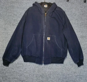 Chaqueta Carhartt De Colección L J131DNY UFCW Union Hecha en EE. UU. Lona Pato Azul Marino - Imagen 1 de 18
