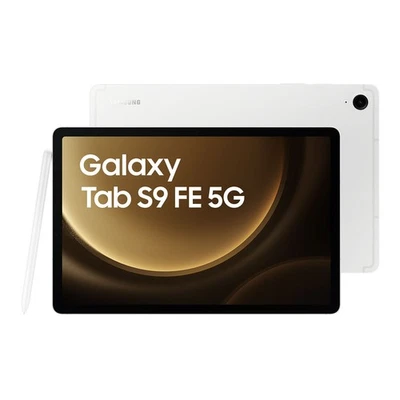 Samsung Galaxy Tab S9 FE Wifi + 5G Tablet 128 GB Silver "Gratis Versand" - Bild 1 von 4