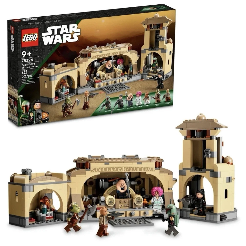 LEGO Star Wars: Sala del Trono de Boba Fett (75326) Jabba El Palacio Hutt NUEVO SELLADO Foto 1 de 4