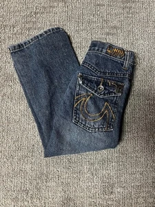 Boys NBN Gear Dark Blue Jeans Embroidered Back Pockets Size 5 - Picture 1 of 8