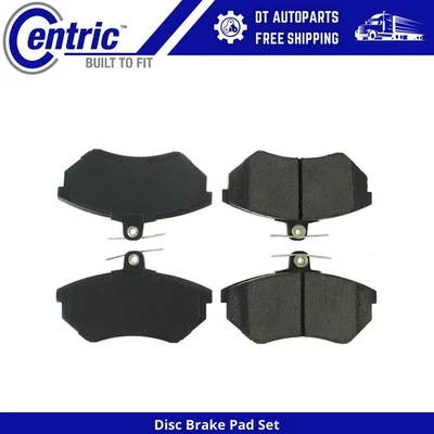 Para Audi 4000 Quattro 1984-1987 | Pastillas de freno de disco delanteras céntricas | Semimetálicas Foto 1 de 4