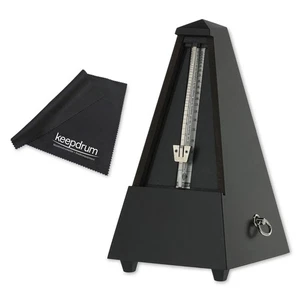 Wittner 806M Metrónomo Mecánico Madera Negro Mate con Paño Keepdrum - Imagen 1 de 7