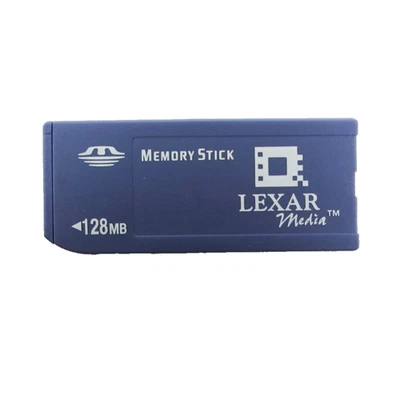 Lexar Memory Stick 128MB Genuine Card for Sony Cybershot /HandyCam Cameras - Image 1 of 2