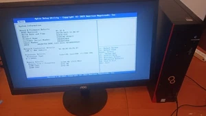 PC Desktop  Fujitsu Esprimo D556/2/ i7-7700 16 GB RAM 256GB SSD +22" lcd  WIN 11 - Picture 1 of 14
