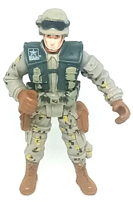 Boneco de ação Chap Mei Soldier Force US Army Military 4" masculino - Imagem 1 de 4
