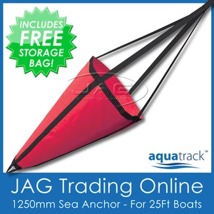 1250mm XL SEA ANCHOR DRIFTING BRAKE- FISHING DRIFT DROGUE SUITS 25FT / 7.3M BOAT - Picture 1 of 5