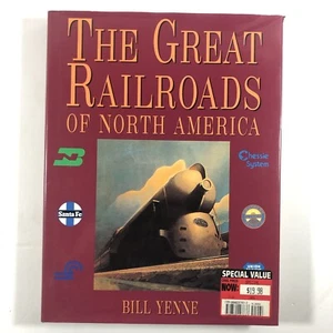The Great Railroads Of North America Trains By Bill Yenne - Picture 1 of 10