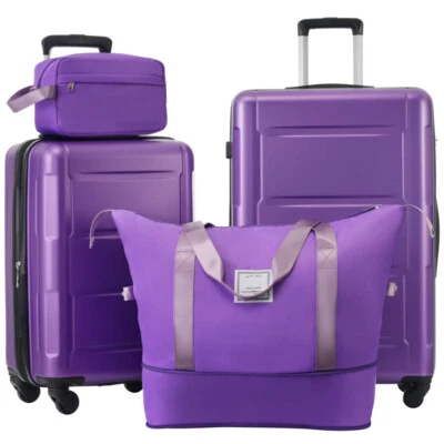 2 Piece Luggage Set with Bags Expanable Spinner Wheels with TSA Lock 20in+24inch - Image 1 of 4