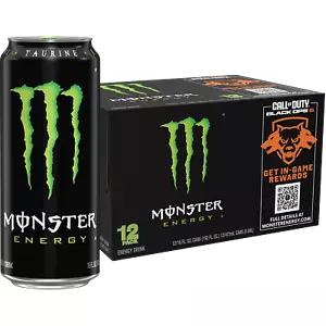 Monster Energy, originale, bevanda energetica, 12 conteggi, 16 fl oz - Foto 1 di 3