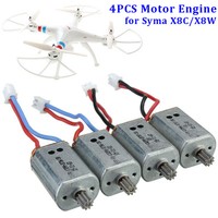4PCS Main Engine CW & CCW A B Motor For Syma X8C X8W RC Quadcopter Drone parts