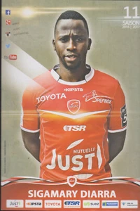 FOOTBALL CP DE SIGAMARY  DIARRA  VALENCIENNES 2016/17 - Picture 1 of 1