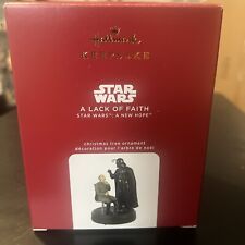 2020 hallmark Star Wars a lack of faith ornamant