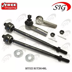 Kit de 4 piezas de extremos de barra de amarre de dirección delantera interior y exterior Nissan 200SX 1995-1998 - Imagen 1 de 4