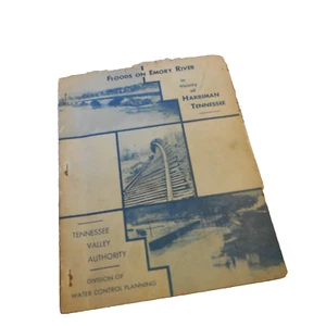Floods On Emory River Harriman Tennessee PB TVA March 1958 - Imagen 1 de 4