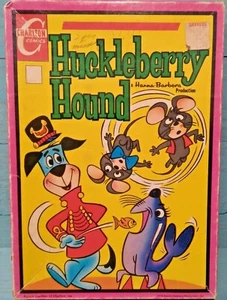 Vintage Huckleberry Hound Hanna-Barbera Production Jigsaw Puzzle 70 Pc FREE SHIP - Picture 1 of 10