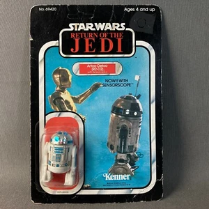 STAR WARS VINTAGE | R2-D2 (w/Sensorscope) | MOC 77 bck Kenner 83 | 3'75 Unpunche - Imagen 1 de 12