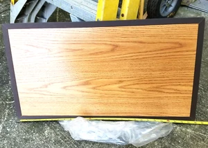 FORMCO ICEBOX LID COVER  WOODGRAIN FINISH 28"×15" RV CAMPING ICE CHEST TOP NOS - Picture 1 of 7