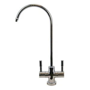 2-Wege-Osmosewasserhahn DESIGN CHROM Umkehrosmose Wasserfilter Wasserhahn - Bild 1 von 2