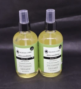 Olivia Care Skin Soothing Vitamin E for dull and Dry Skin Body Oil 8 fl oz x 2 - Picture 1 of 6