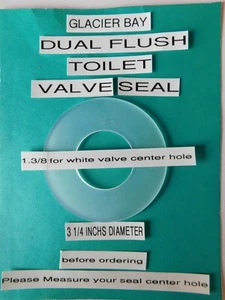 GLACIER BAY TOILET DUAL FLUSH 1-3/8" inch VALVE REPLACEMENT SEAL - Picture 1 of 2