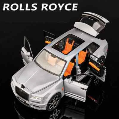 1/24 Rolls Royce SUV Cullinan Alloy Car Model Diecast Toy Vehicle w/ Sound Light - Image 1 of 4