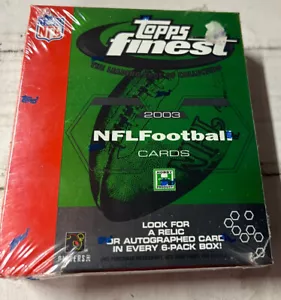2003 Topps Finest Football Hobby Mini Box - Picture 1 of 6