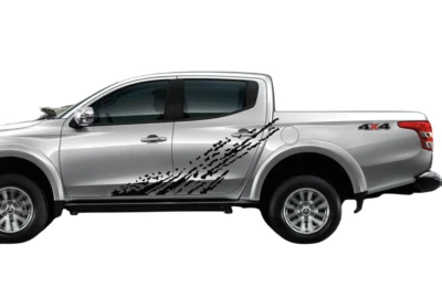 Graphics Mud Splash Car Sticker For Mitsubishi L200 Triton Trunk Side Door Decal - Image 1 of 4
