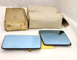 Mercedes W201 Door Mirror Glass Lens L+R 2018110522-422 Tinted Blue Genuine . - Imagen 1 de 13