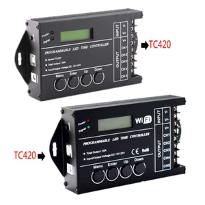 WIFi Time Programable RGB LED Controller TC421 TC420 20A PC Phone LED Dimmer - Picture 1 of 5